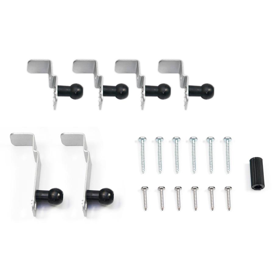 Artikelbild 1 des Artikels “Befestigungsklammersatz REMItop vario II, 55 mm, 400 x 400 mm 55 mm | 400 x 400 mm“