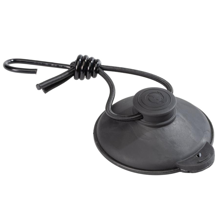 Product image 1 of the product “Saugnapf ClingCup mit Bungee Haken schwarz ”