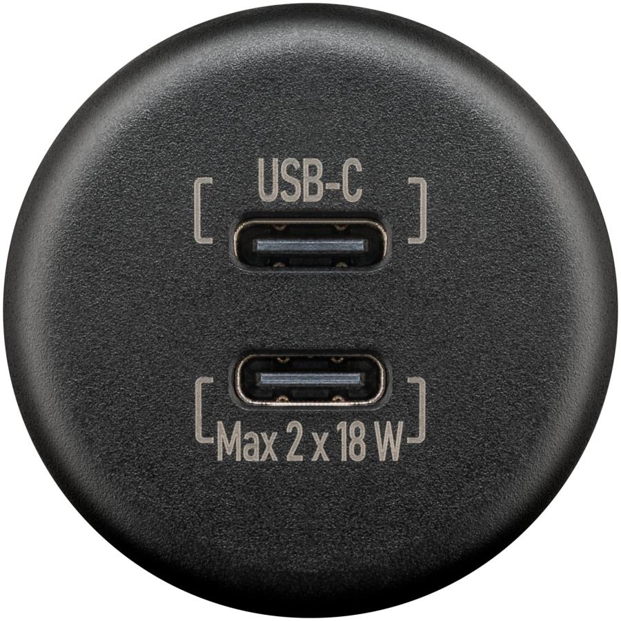 Product image 1 of the product “Einbauladegerät Dual USB-C 18 W ”