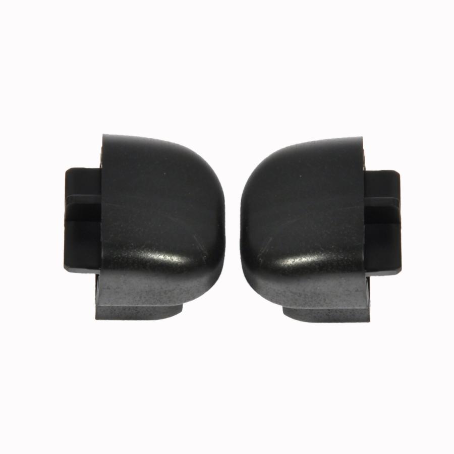 Product image 1 of the product “Endkappen, schwarz, Satz links und rechts ”