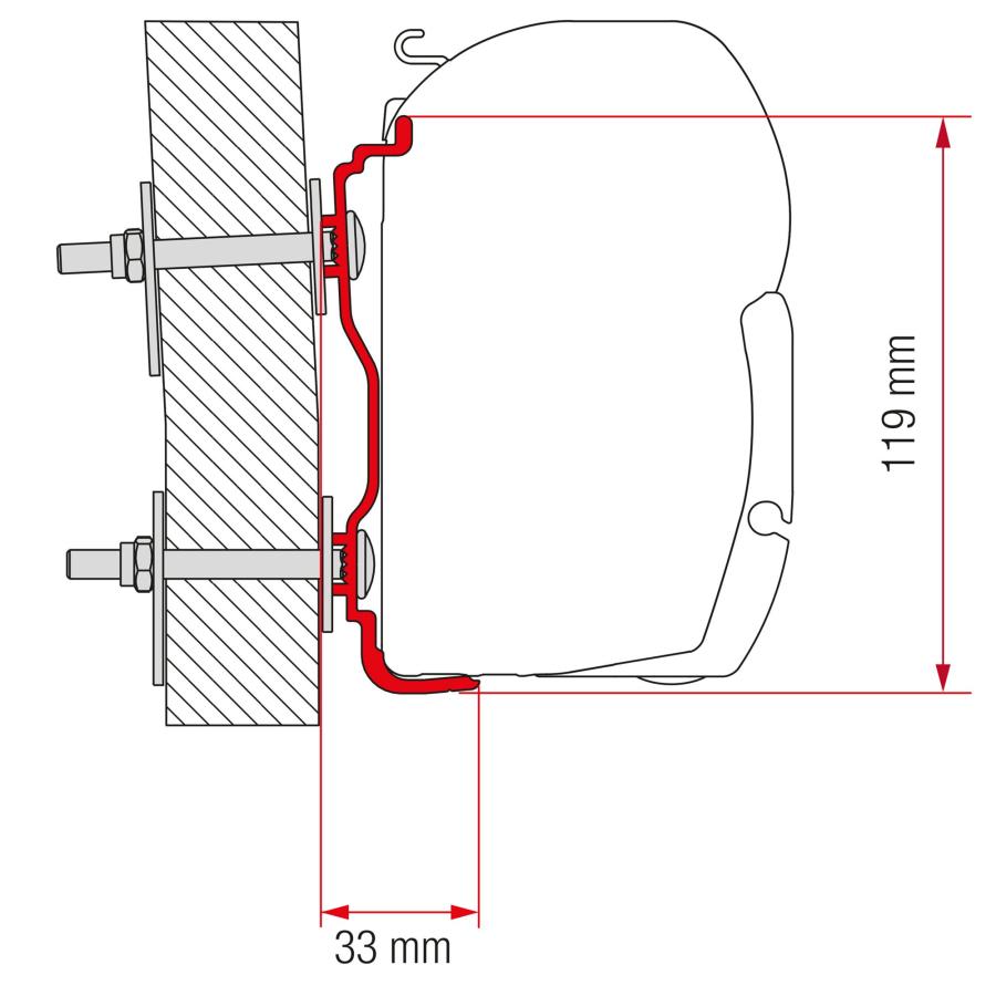 Artikelbild 1 des Artikels “Markisenadapter Hymer ab 2016 “