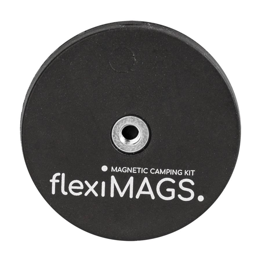 Product image 1 of the product “Magnet rund flexiMAGS, schwarz, 43 mm schwarz | 43 mm”