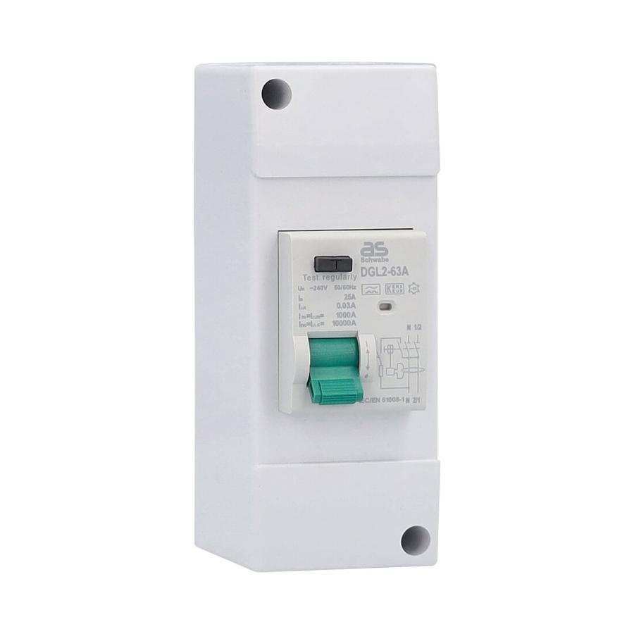 Product image 1 of the product “Sicherungskasten DGL2-63 A FI-Schutzschalter im Gehäuse ”