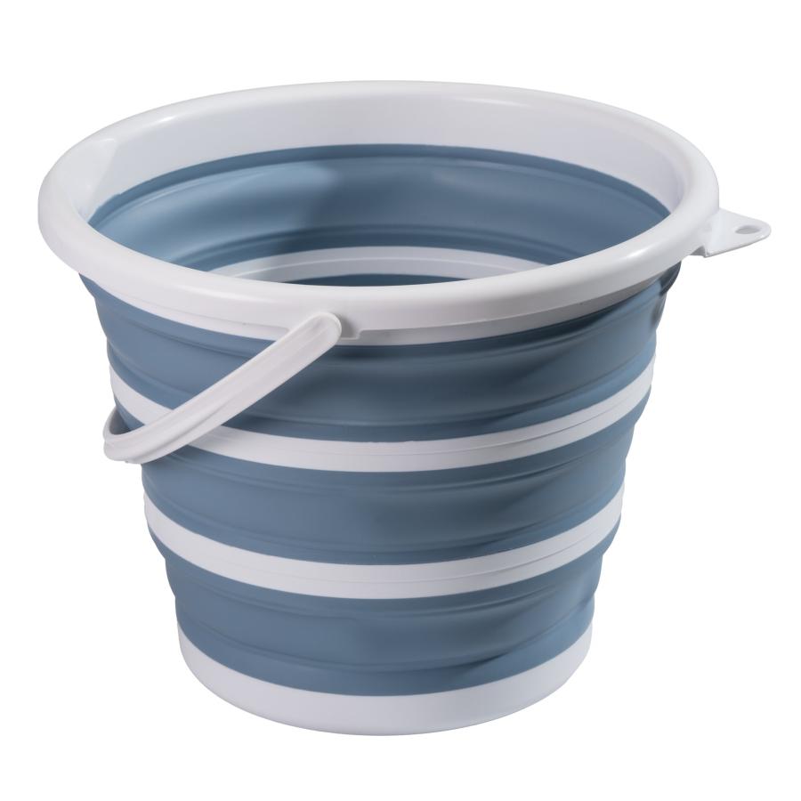 Product image 1 of the product “Falteimer 10 Liter grau/weiß ”