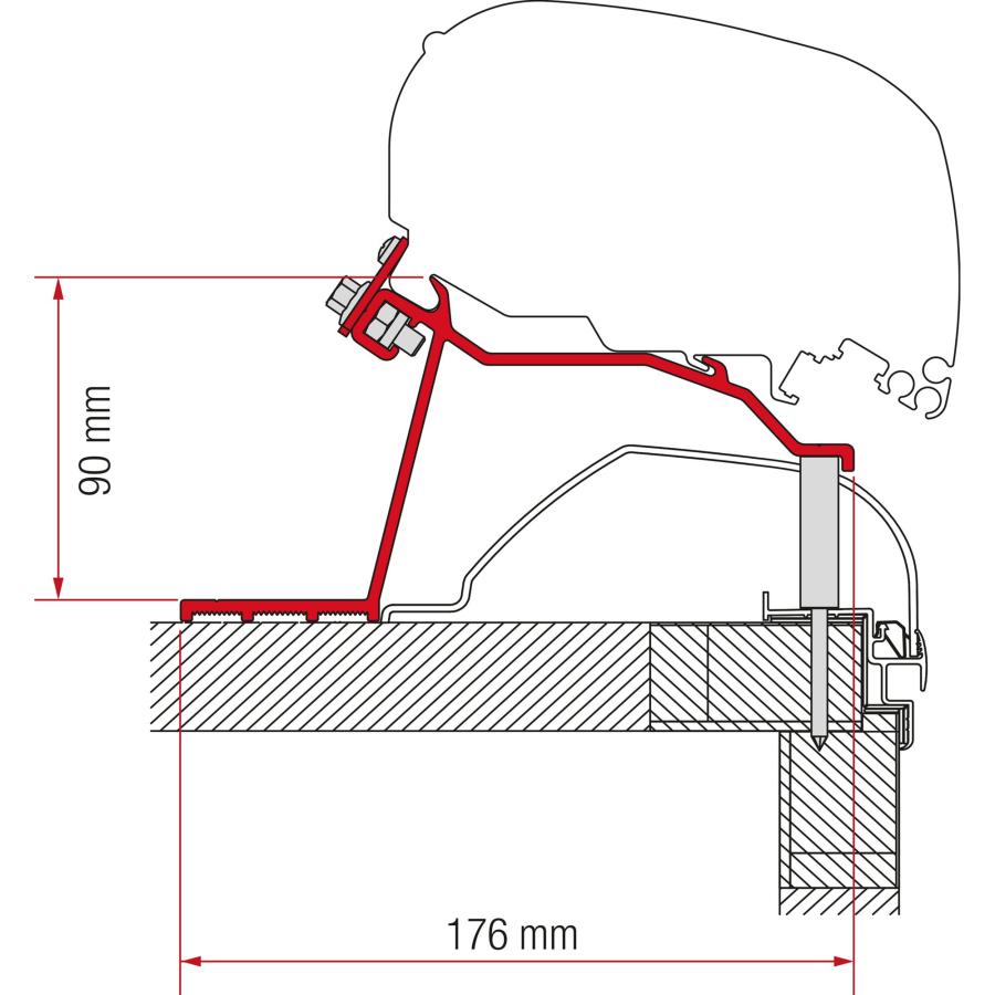 Artikelbild 1 des Artikels “Markisenadapter Kit Hobby Caravan für F80/F65 “