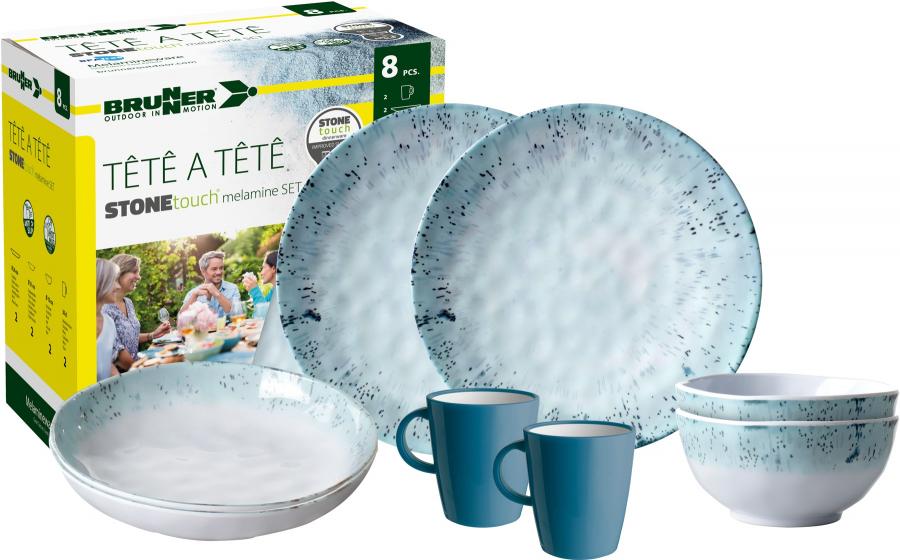 Product image 1 of the product “Geschirr-Set  AMALFI TÊTE-Â-TÊTE 8tlg. ”