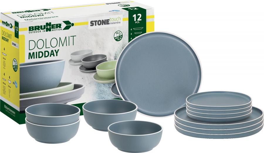 Product image 1 of the product “Geschirrset DOLOMIT BLUE 12 tlg. ”