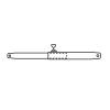 Product image 2 of the product “Spann- und Firststab, 280 cm, 200 cm 280 cm | 200 cm”