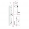 Product image 2 of the product “Außenleiter Deluxe 8 klappbar, 247 cm ”