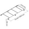Artikelbild 2 des Artikels “Dachreling Roof Rail Ducato, silber “