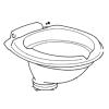 Product image 2 of the product “Toilettenschüssel Innenteil ”