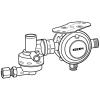 Product image 2 of the product “Sicherheits-Gasdruck-Regelanlage Caramatic DriveOne, horizontal, 30 mbar horizontal | 30 mbar”