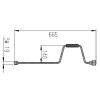 Product image 2 of the product “Handkurbel, 670 mm 670 mm”