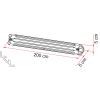 Product image 2 of the product “Befestigungsschienen Heckgarage Garage-Bars Corner ”