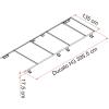 Product image 2 of the product “Dachreling Roof Rail Ducato H3 ”