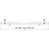 Product image 2 of the product “Fahrradschiene Rail Quick C (89 – 150 cm) ”