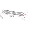Product image 2 of the product “Befestigungsschienen Heckgarage Garage-Bars Corner ”