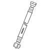 Product image 2 of the product “Hochdruck-Schlauchleitung Caramatic ConnectBasic G.8 (EU-Shell), 750 mm 750 mm”