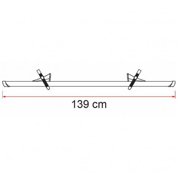 Product image of the product “Fahrradschiene Rail Premium XL, silber silber”