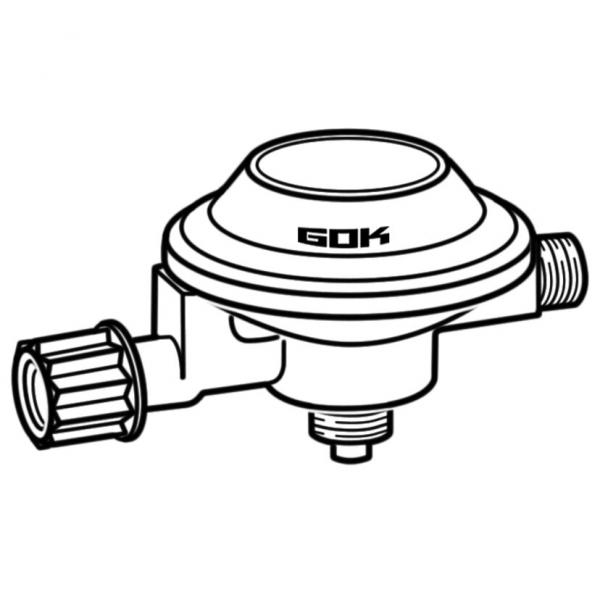 Product image of the product “Niederdruckregler Camping GAZ X G 1/4 LH-KN, 50 mbar 50 mbar | SB”