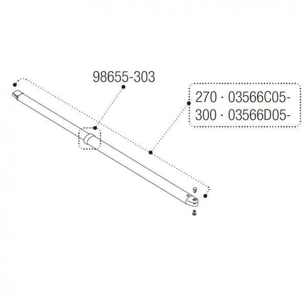 Artikelbild des Artikels “Spannstange Rafter 300 für Markise F35pro “