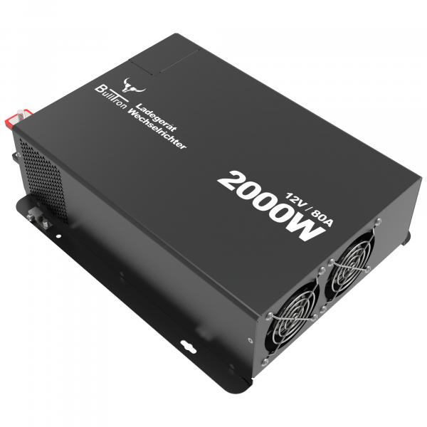 Product image of the product “Wechselrichter 2000 W mit Ladegerät 80 A und Display 2000 W”