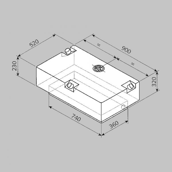Artikelbild des Artikels “Frischwassertank 124 Typ EV2201 “