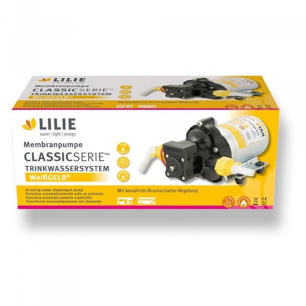 Artikelbild des Artikels “Membranpumpe CLASSICSERIE™ Trinkwassersystem WeißGELB®, 2,1 bar | 10,6 l/min 2,1 bar | 10,6 l/min“
