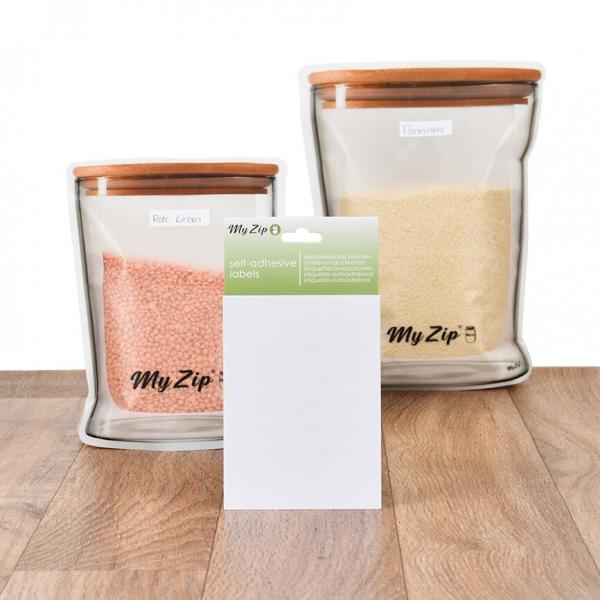 Product image of the product “Etiketten für Aufbewahrungsbeutel MyZip ”