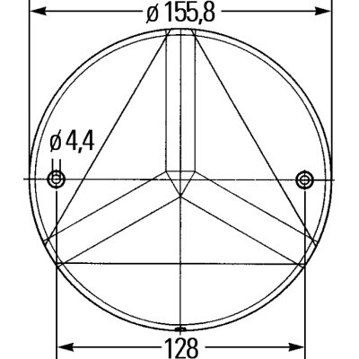 Product image of the product “Rückstrahler schraubbar ”