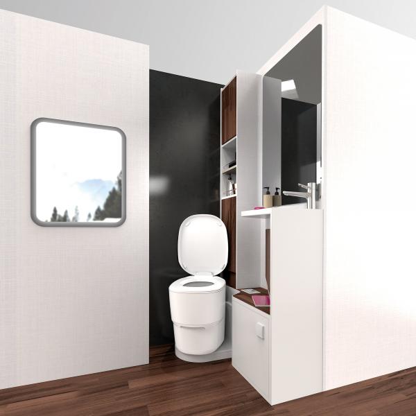 Product image of the product “Verschweiß-Toilette Clesana C1 mit L-Adapter ”