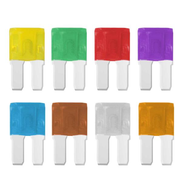 Product image of the product “Flachsicherungen Micro 2, 8-teilig; 3/5/7,5/10/15/20/25/30 A ”