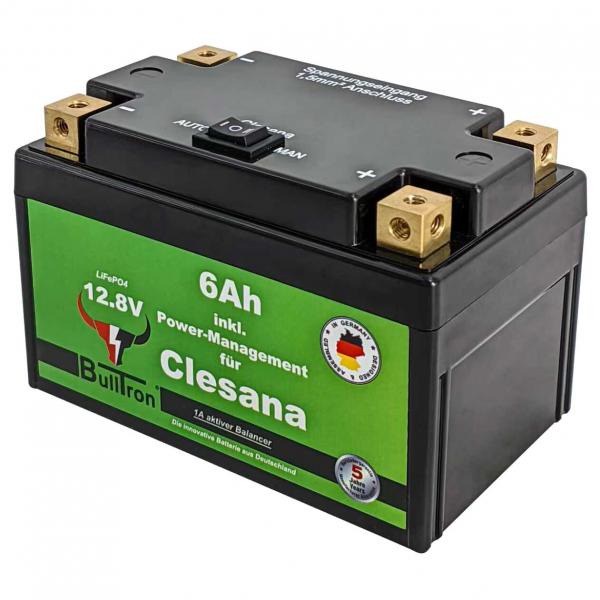Artikelbild des Artikels “Lithium Batterie für Clesana C1 mit integriertem Power-Management & Anschlusskabel “