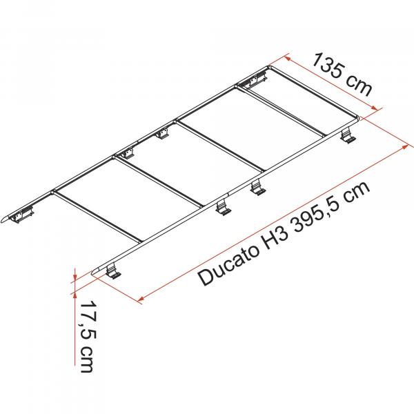 Product image of the product “Dachreling Roof Rail Ducato H3 ”