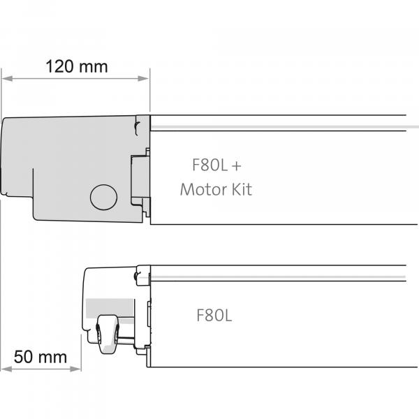 Product image of the product “Motor Kit Compact F80L, titanium ”