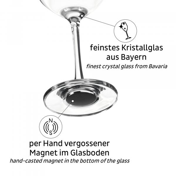 Artikelbild des Artikels “Magnet-Kristallgläser, Champagnerglas Champagnerglas“