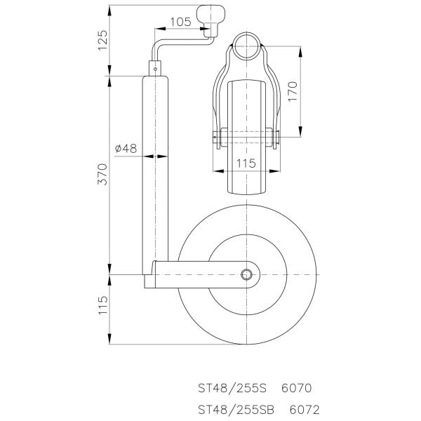 Product image of the product “Stützrad ”