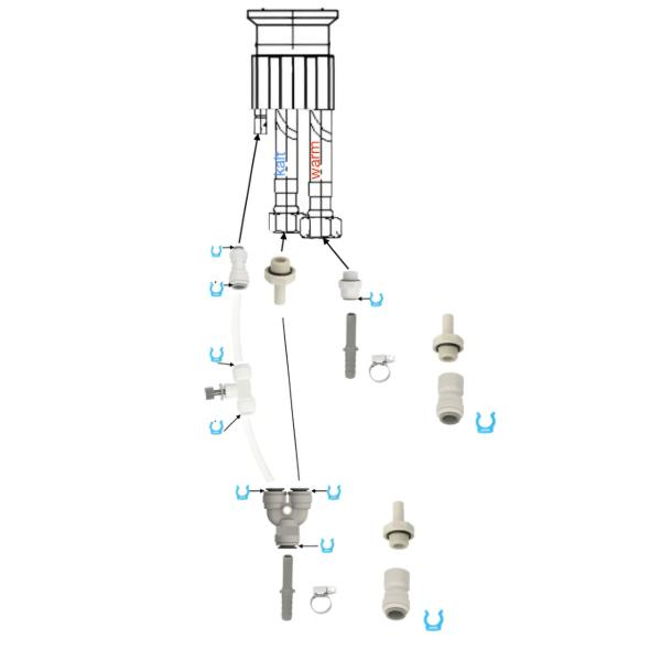 Product image of the product “Installations-Set für UVC-Wasserhahn Zapfguard 3 ”