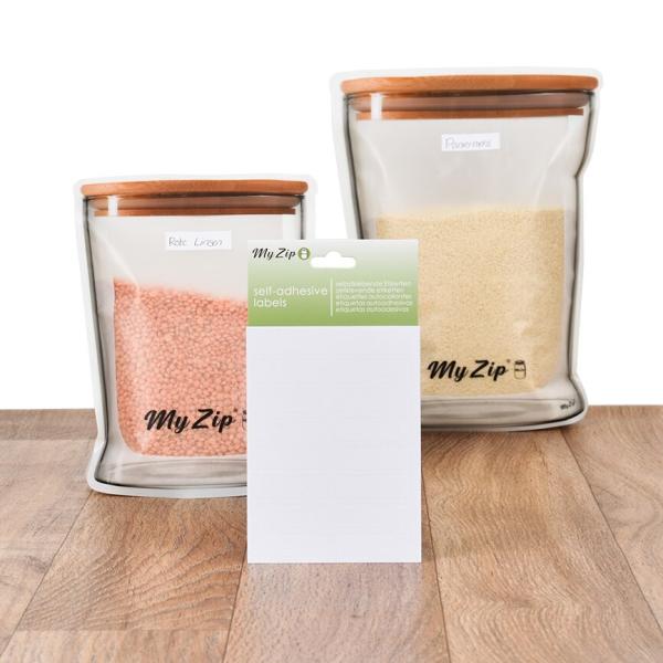 Product image of the product “Etiketten für Aufbewahrungsbeutel MyZip ”