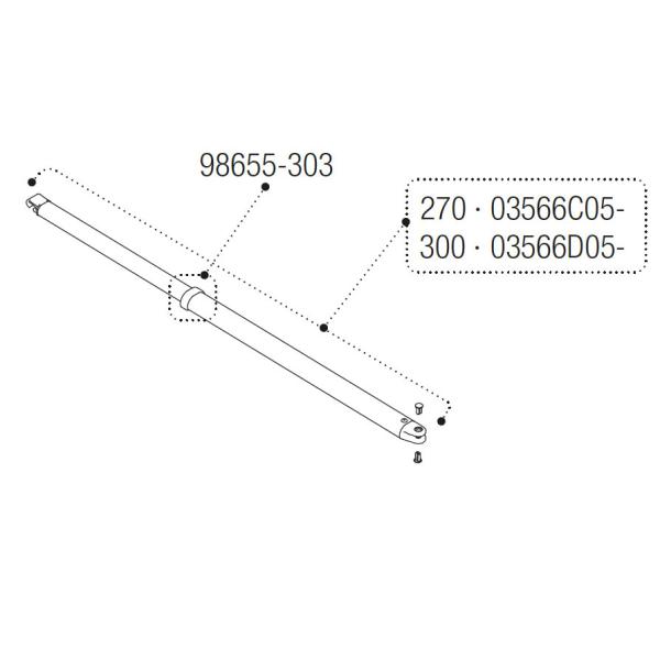 Artikelbild des Artikels “Spannstange Rafter 300 für Markise F35pro “