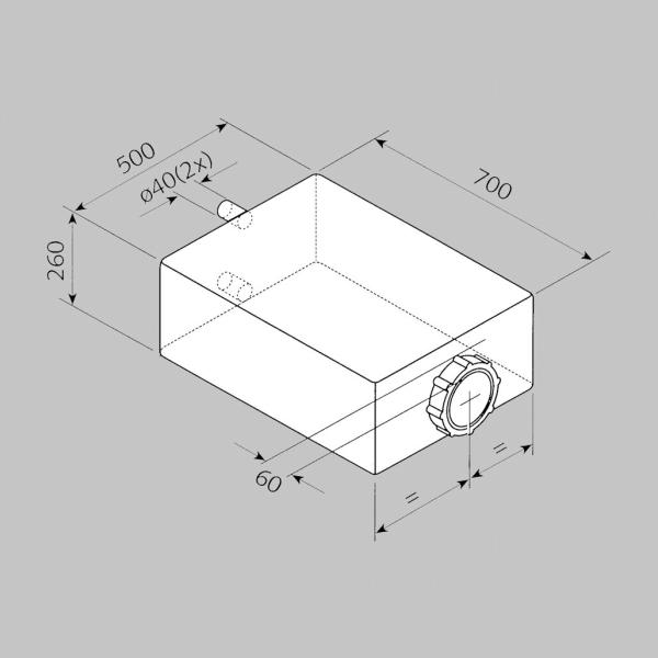 Product image of the product “Abwassertank 85 ”