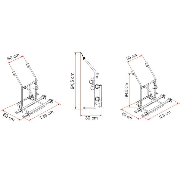 Product image of the product “Fahrradträger Carry-Bike VW T3 – T25 ”