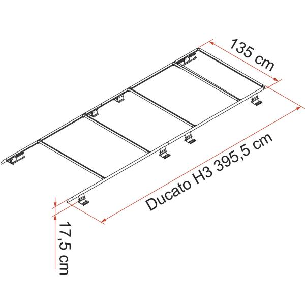 Product image of the product “Dachreling Roof Rail Ducato H3 ”