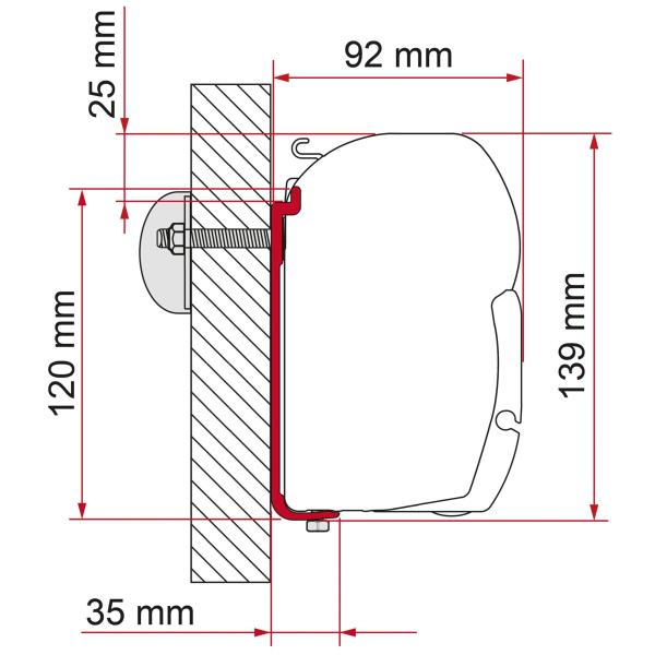 Product image of the product “Markisenadapter Kit S 120 ”