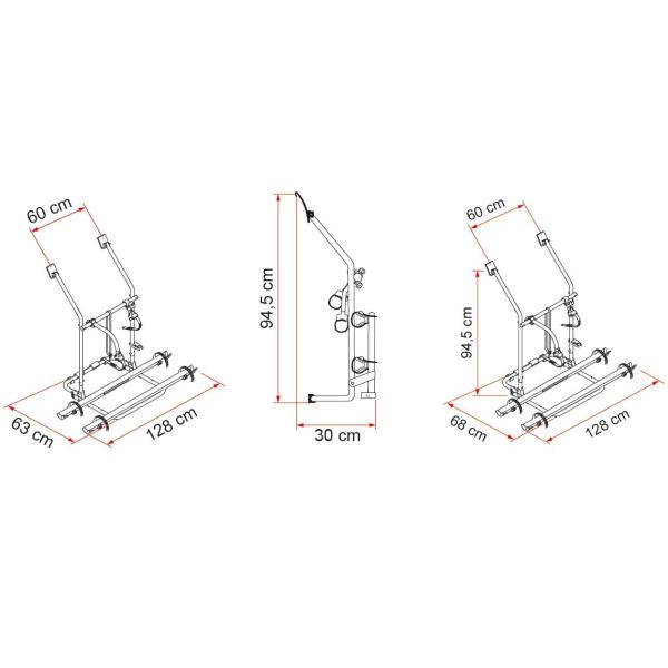 Product image of the product “Fahrradträger Carry-Bike VW T3 (T25) ”
