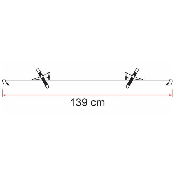 Product image of the product “Fahrradschiene Rail Premium XL, silber silber”