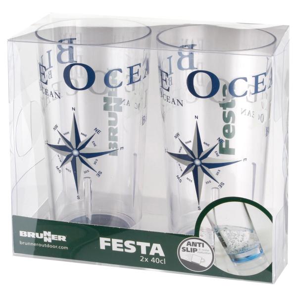 Product image of the product “Geschirrserie Blue Ocean, Trinkglas Trinkglas”