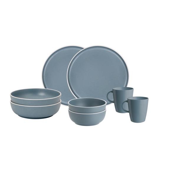 Product image of the product “Geschirrset Tête-à-Tête Dolomit, blau blau”