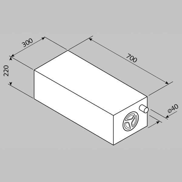 Product image of the product “Frischwassertank 43 Typ EV0905 ”