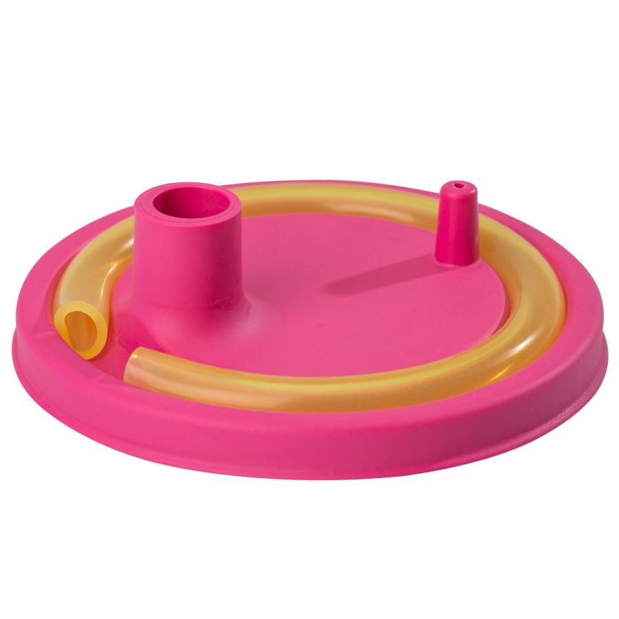 Product image 2 of the product “Deckel mit Trinkhalm, pink pink”